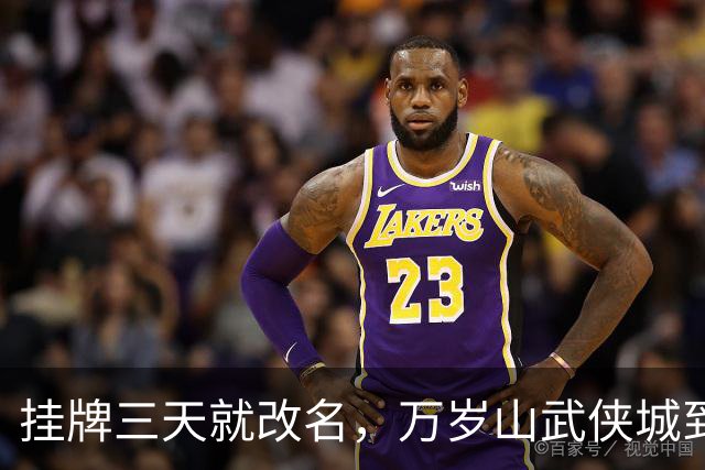挂牌三天就改名，万岁山武侠城到底要什么？